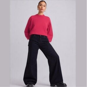 COS Pink Crewneck XS Women’s Simple Minimalist Casual Bright Colourful